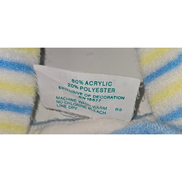 Vintage 9-12 Month Romper Lot of 4 Toddle Time Tiny Tots Bandana Red Yellow Blue - Picture 6 of 16